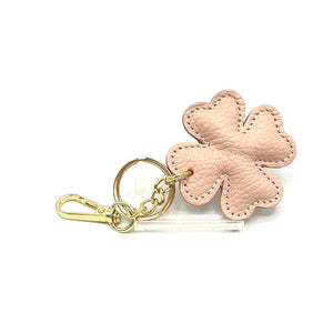 Four Leaf Clover Leather Key Chain