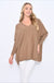 Super soFt Mocha Coloured Jumper-Wool blend