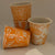 Samantha Robinson Hand made Espresso Cups-Orange-various Patterns
