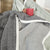 Clara Reversible Cotton Quilt -Charcoal