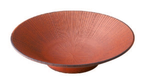 Sendan Large Shallow Bowl - Rust