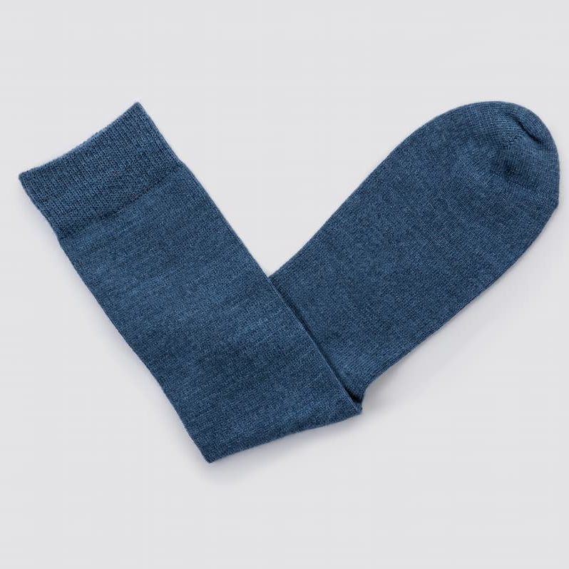 Pairs Scotland Merino Socks - Mid Blue
