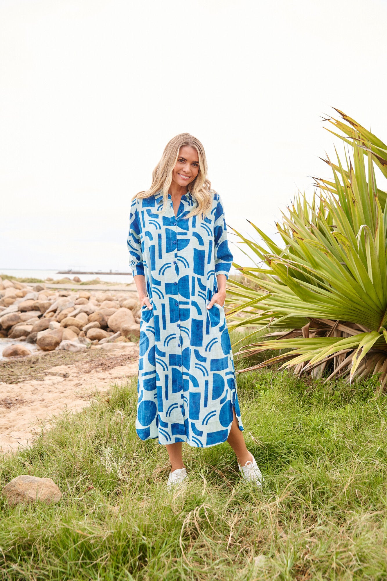 Sally Cotton Shirtdress