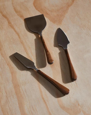 Jacob Little-Dulwich Hill-La Vida Cheese Knife Set-Wood