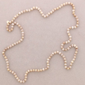 Resin Bead Long Necklace