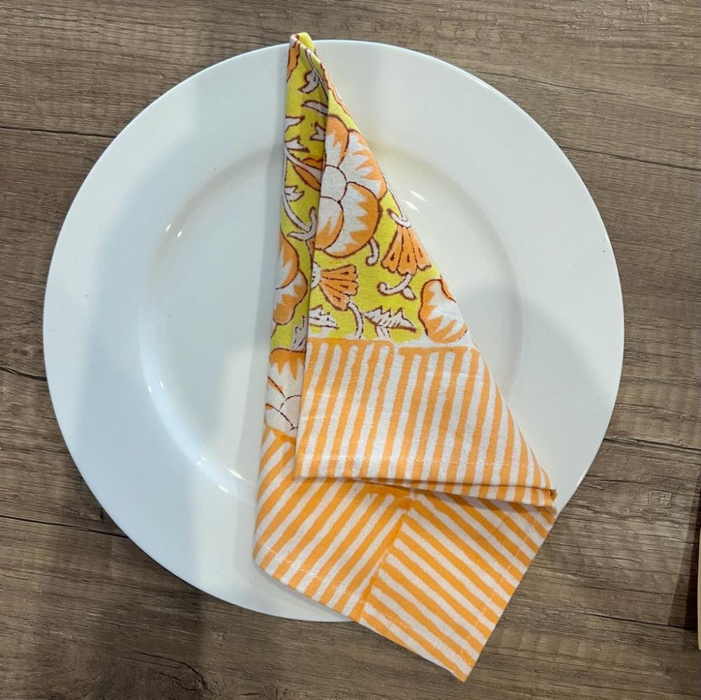 Ellie Hand Block Printed Napkins (Set of 4)