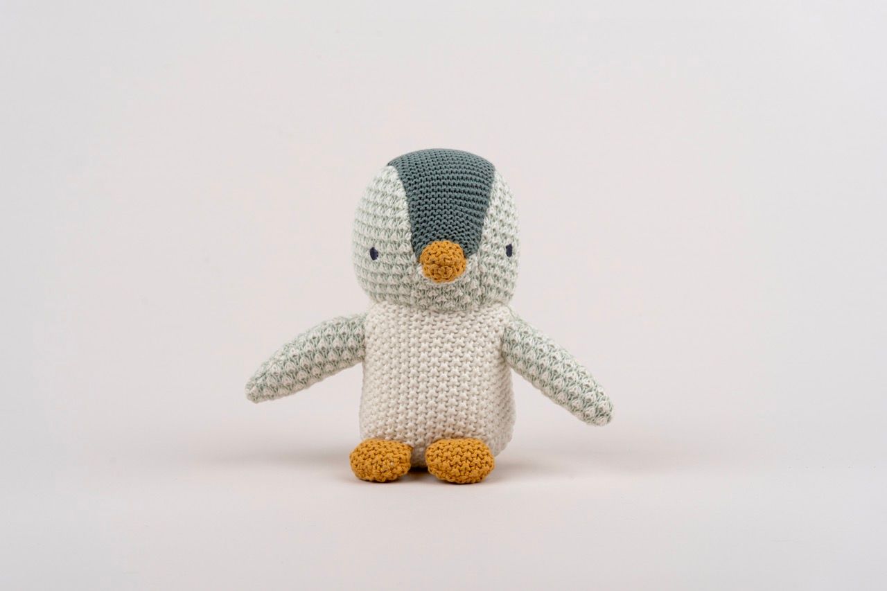 Penguin Knitted Soft Toy