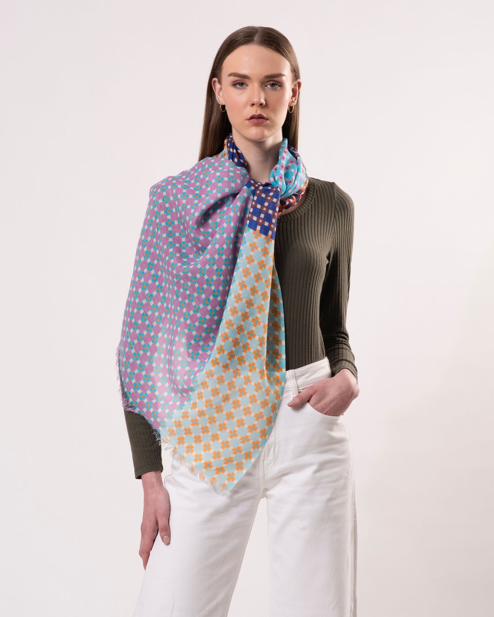Petrina Wool & Modal Scarf