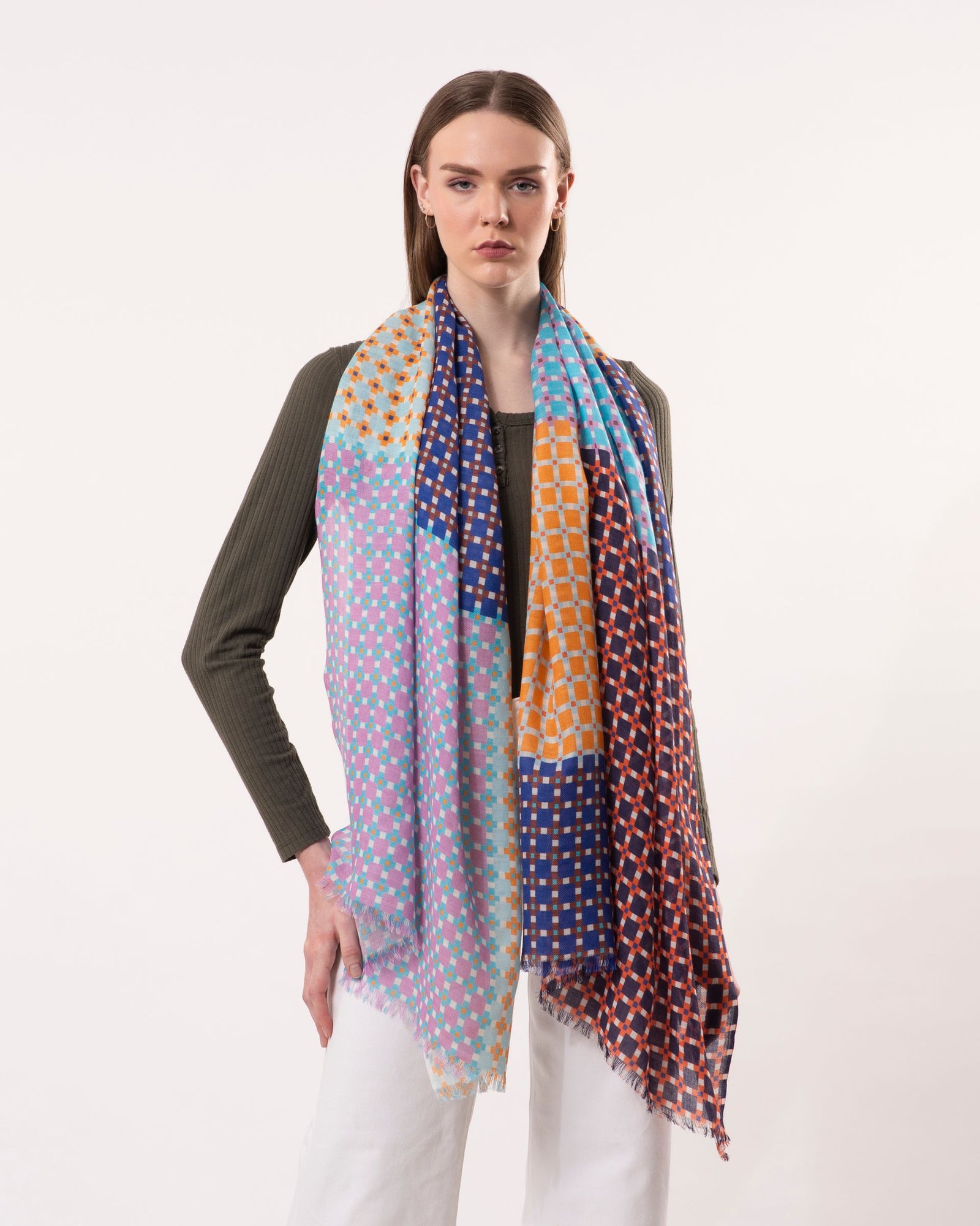 Petrina Wool & Modal Scarf