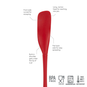 Silicone Jar Scraper- Red