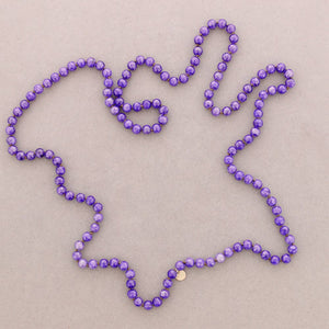 Resin Bead Long Necklace