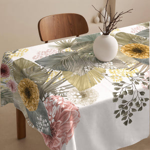 Tropique Cotton Stain-Resistant Tablecloth