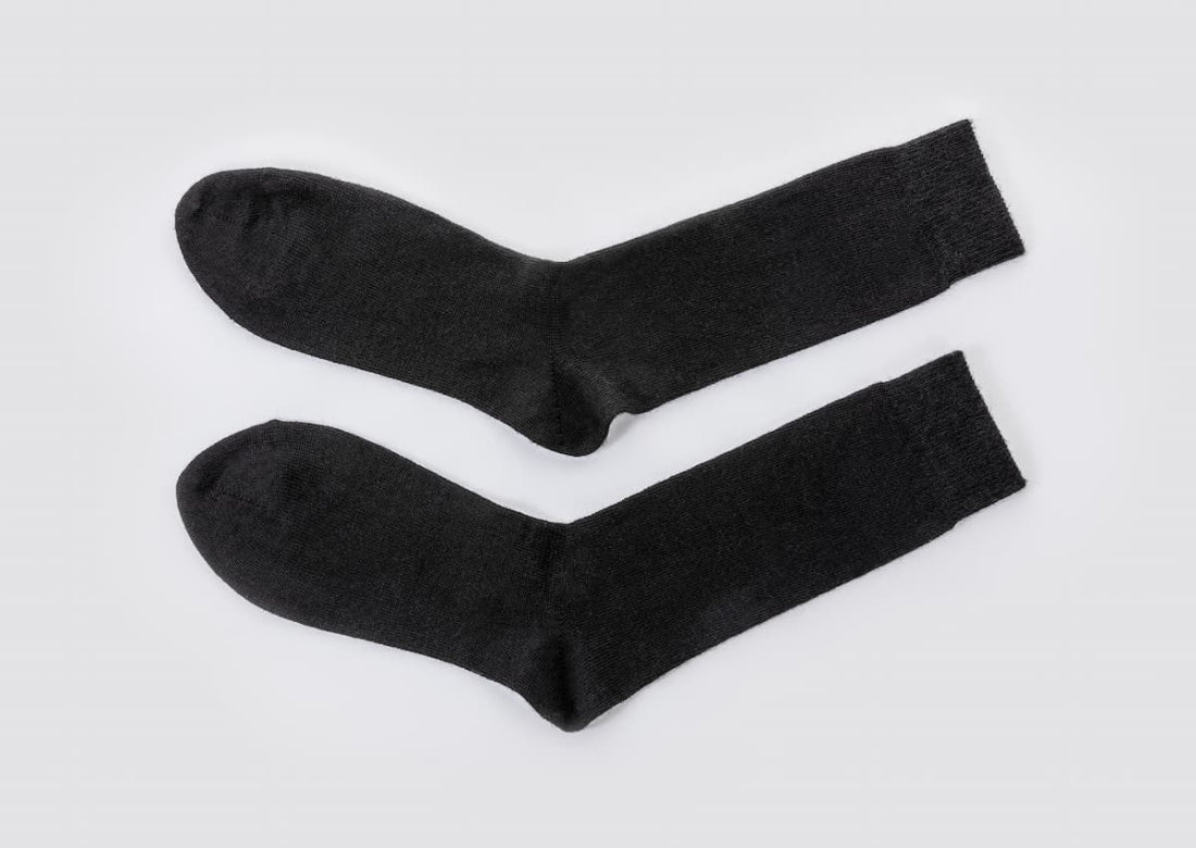 Pairs Scotland Merino Socks -Black