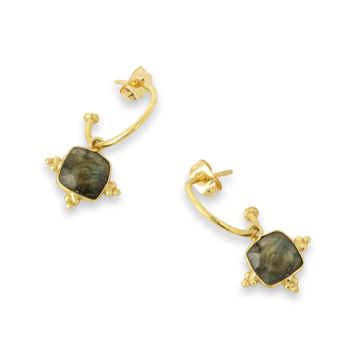 Asia Earrings - Labradorite