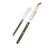 Remy Cheese Knife and Spreader Set  - Olive Green