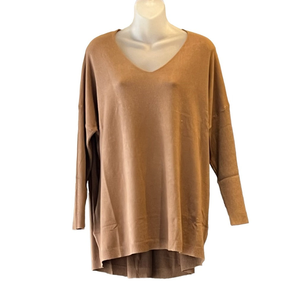 Super soFt Mocha Coloured Jumper-Wool blend