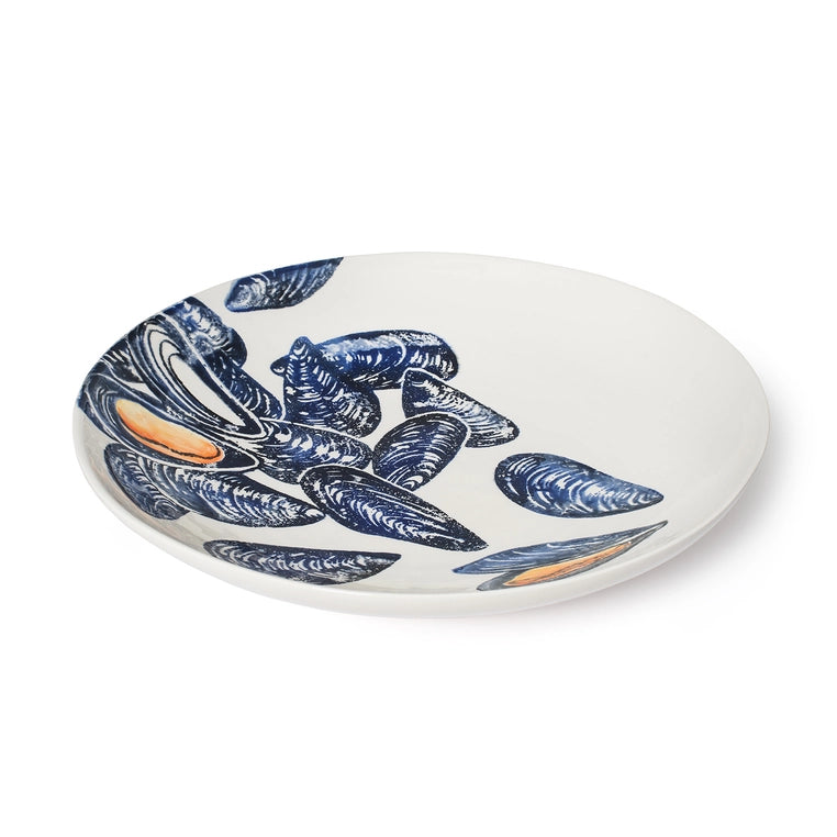 Handmade Serving Dish - Large - Mussels