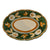 Pescara Hand-Painted Platter-Green flatlay