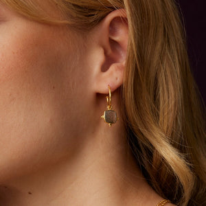 Asia Earrings - Labradorite