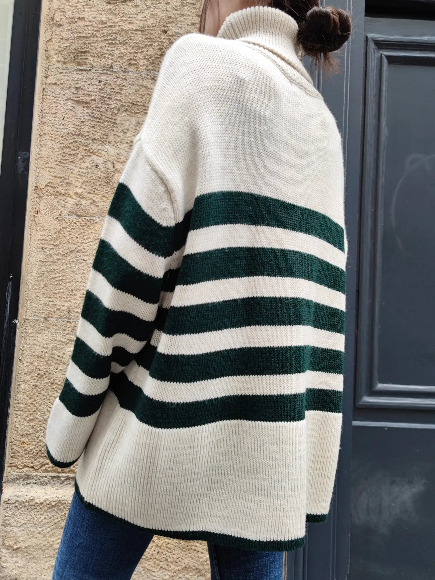 Olivia Striped Wool Blend Jumper