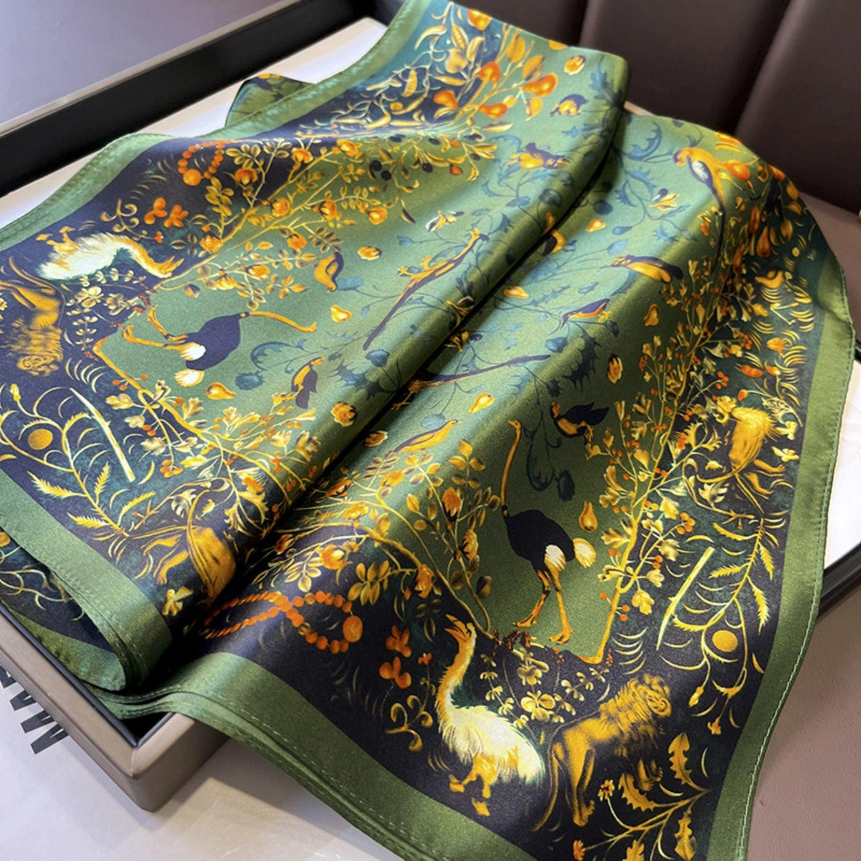 Lina Square Silk Scarf