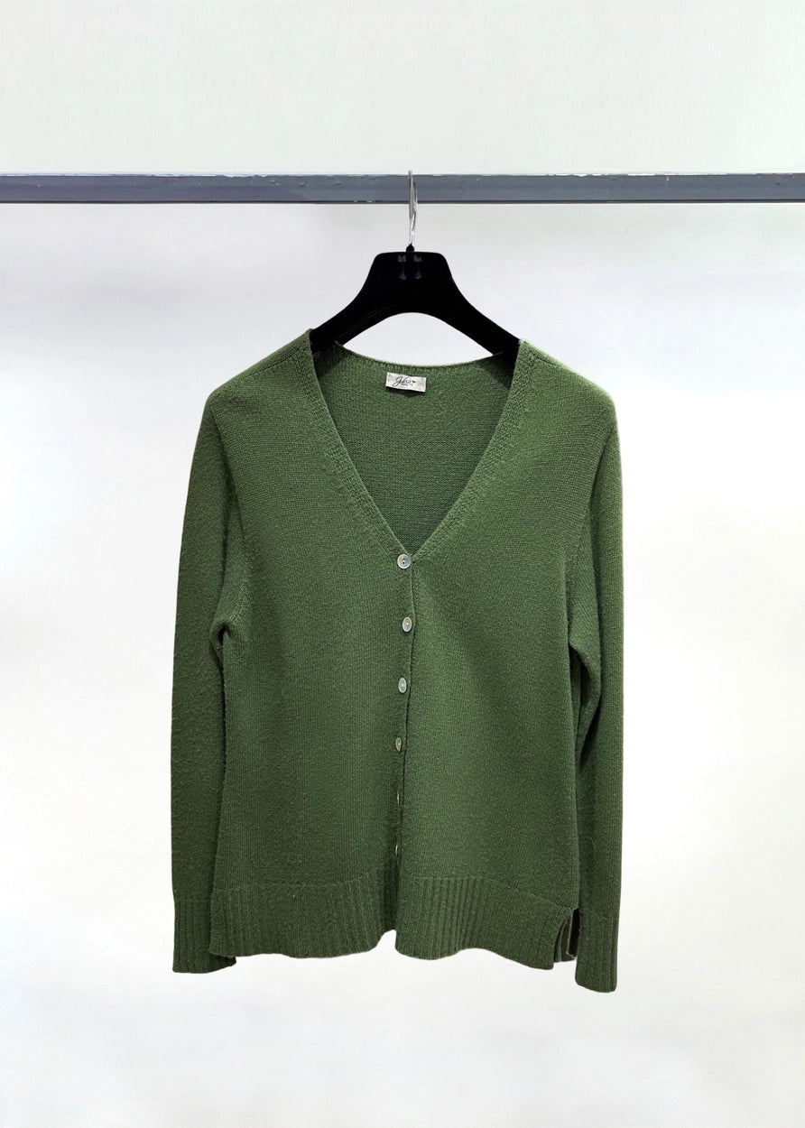 Alegra Cropped Wool and Cashmere Cardigan
