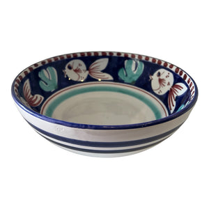 Pescara Hand-Painted Bowl-Blue