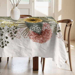 Tropique Cotton Stain-Resistant Tablecloth