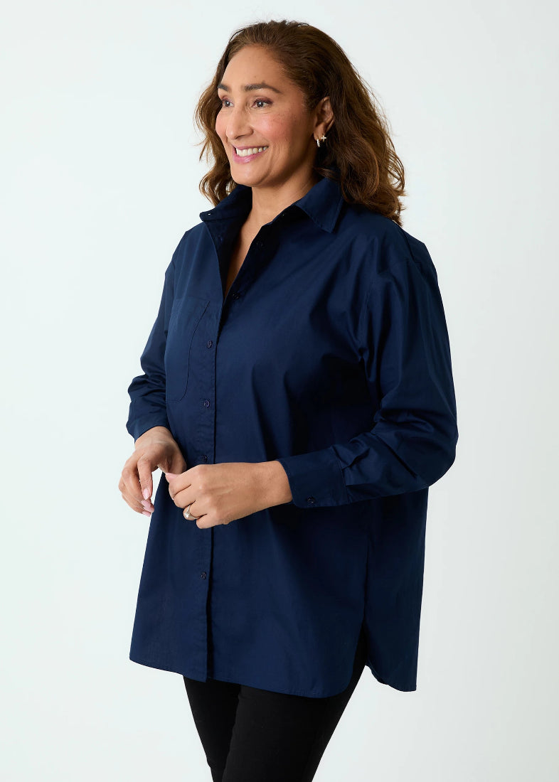 Celie Cotton Poplin Shirt