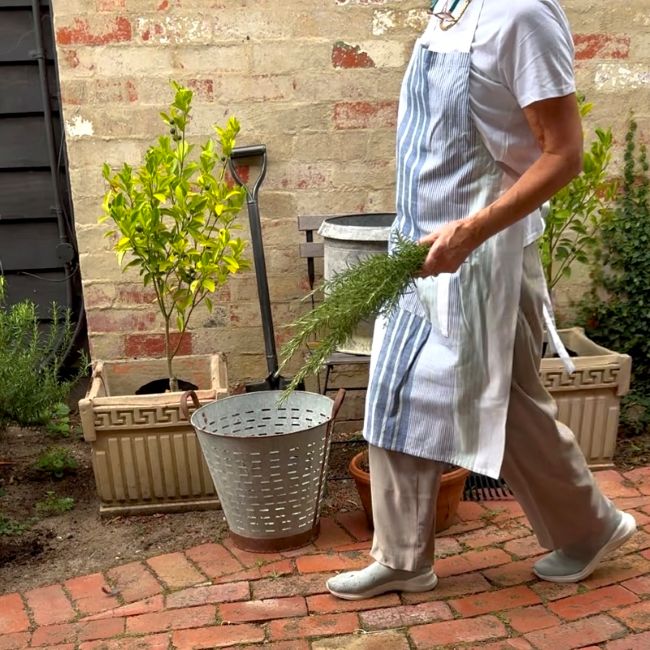 Striped Cotton Aprons