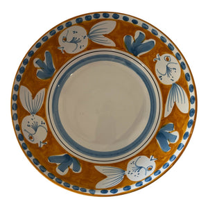 Pescara Hand-Painted Bowl-Ochre-Flatlay