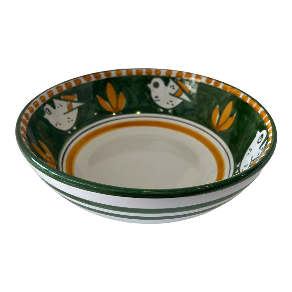 Gallina Hand-Painted Bowl-Green-Flatlay
