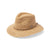 Madelana raffia Fedora-Natural-adjustable