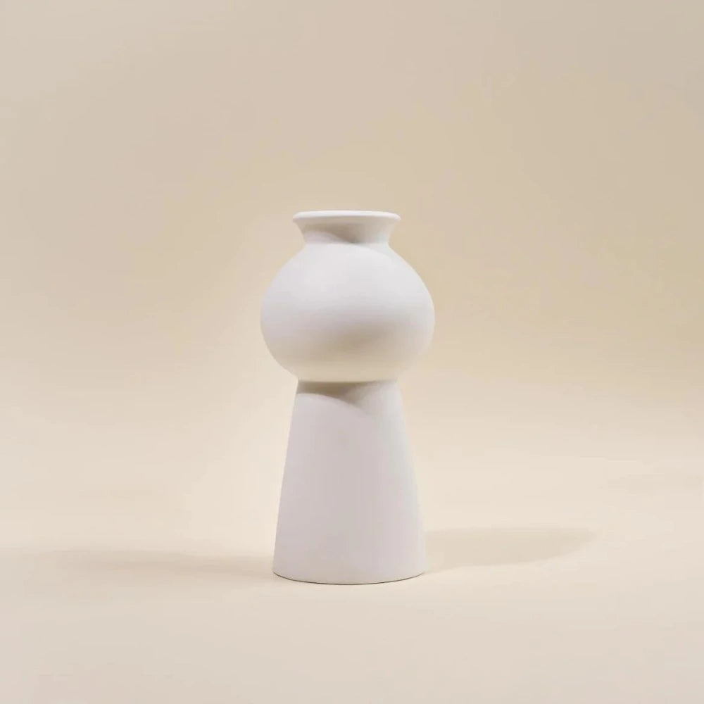 Jacob Little-Dulwich Hill-Bianca Vase-White Ceramic