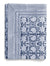 Paradise Hand Block Printed Tablecloth- Navy Blue-White-Intricate print