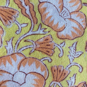 Ellie Hand Block Printed Tablecloth
