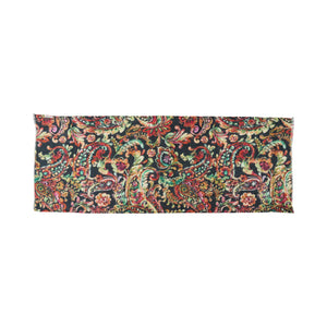 Colorful paisley patterned Scarf on a white background