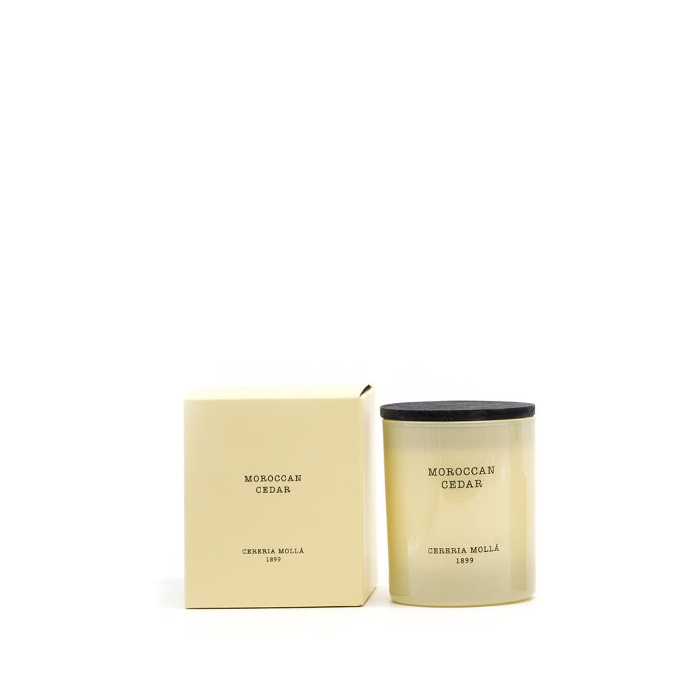 Cereris Molla Secented Candle-Moroccan Cedar-Wood and Spice-Exotic atmosphere