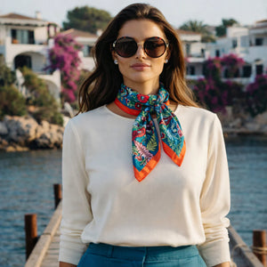 Alexis Square Silk Scarf