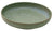 Wabisabi High Edge Plate-Green with a touch of Blue-Reactive Glaze.
