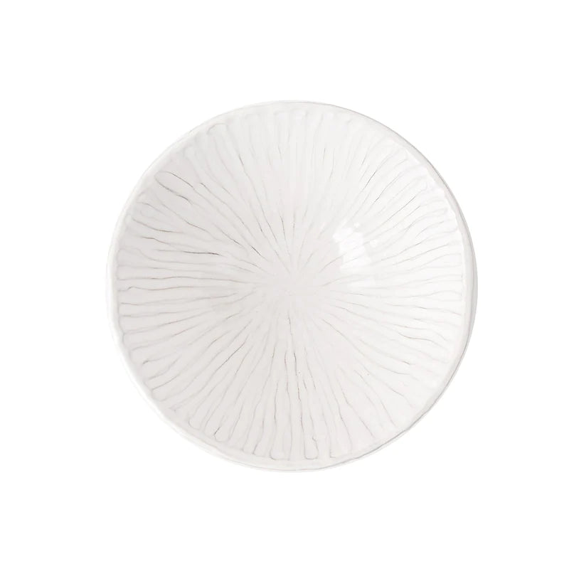 Fior di Loto-Salad Bowl-Small-Antique White-Handmade in Italy