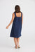 Penny Dress-Linen-Navy Blue-Cotton Lining