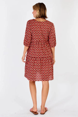Montreal Dress - Cranberry