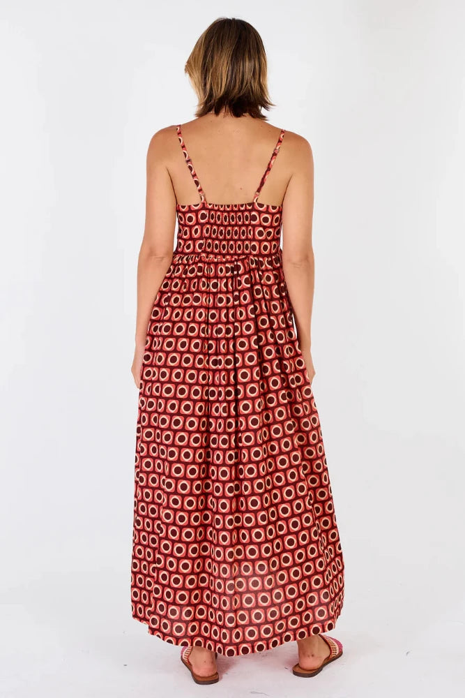 Montreal Sundress - Cranberry