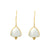 Lola Earrings-Gold and Mother of pearl