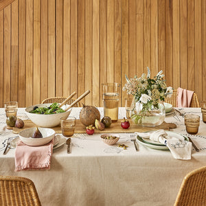 Linen Bowl - Natural tones-Serving-in table scape