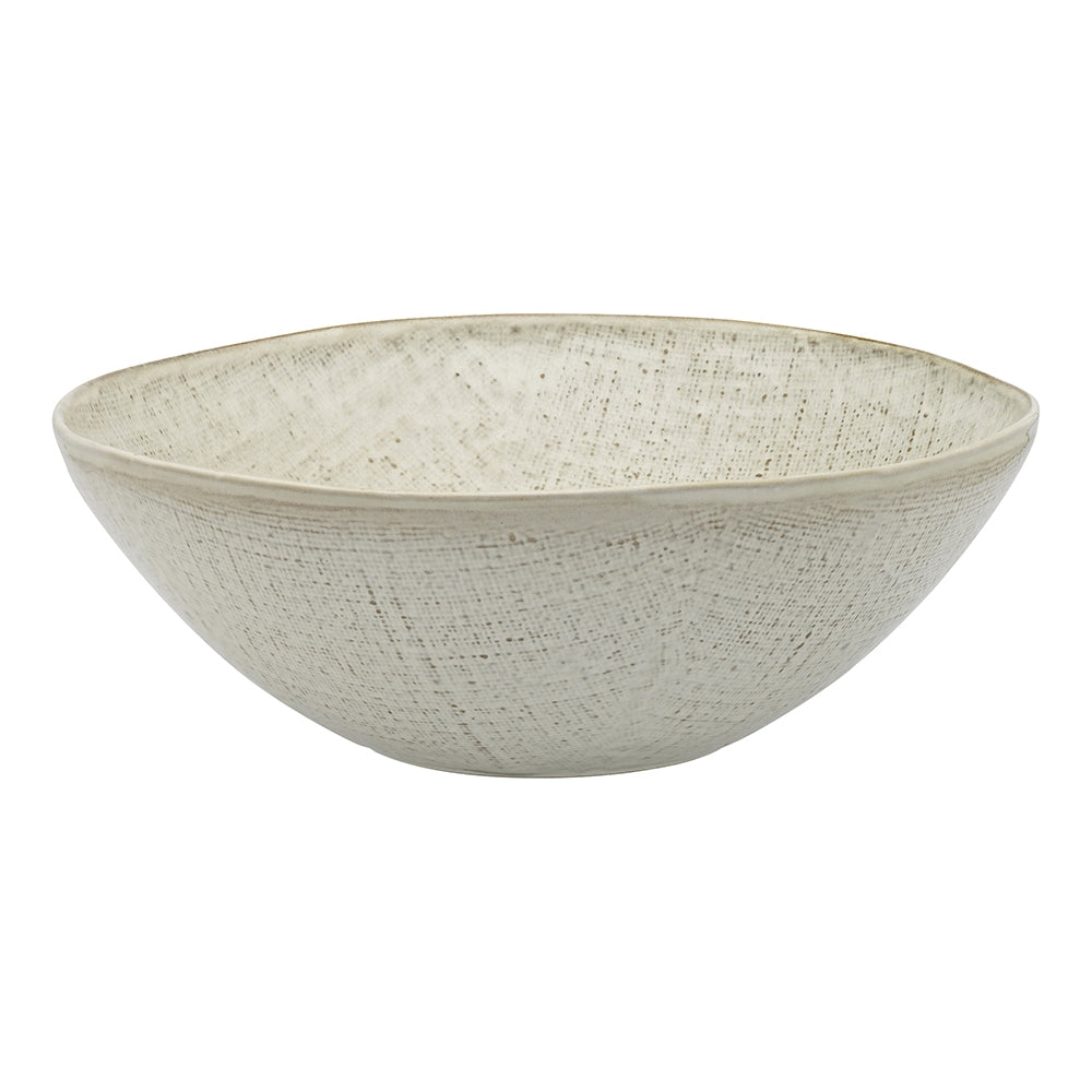 Linen Bowl - Natural tones-Serving