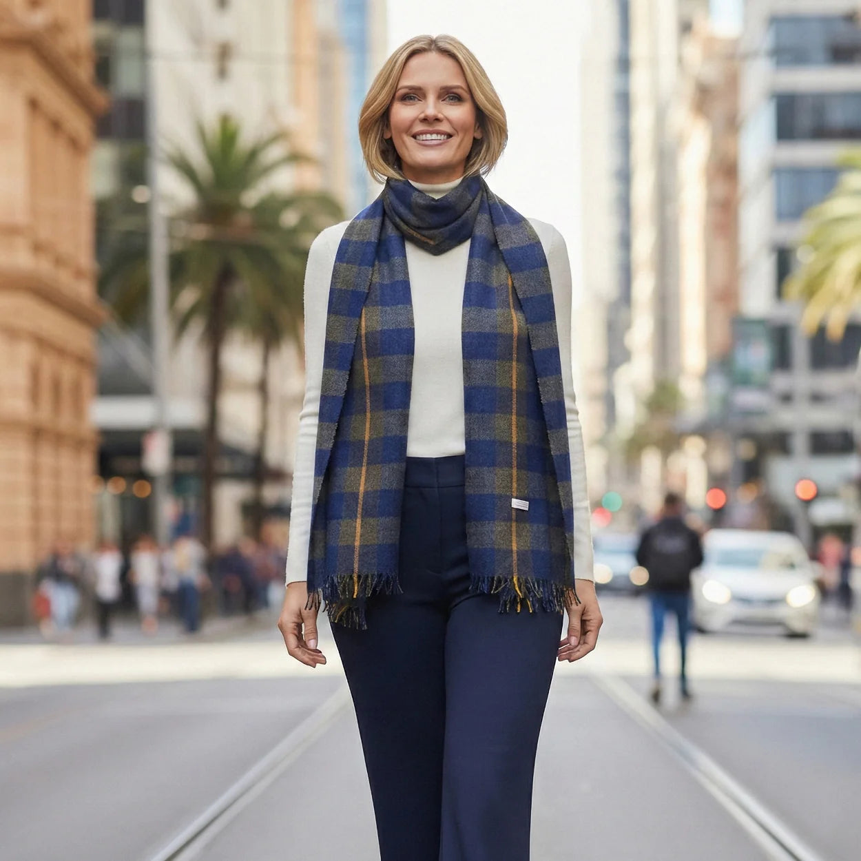 Mavis Merino Wool Scarf