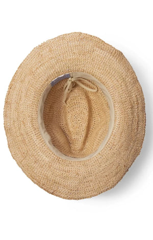 Madelana raffia Fedora-Natural-adjustable