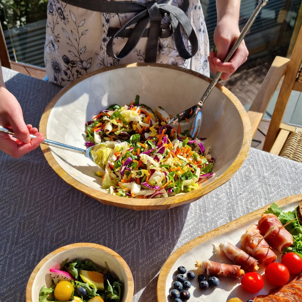 Olga Stainless Steel Salad Servers